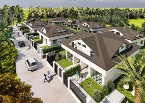 Вілли планування 2 + 1 і 3+1 в районі Кемер-Анталія 