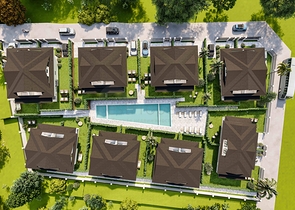 Вілли планування 2 + 1 і 3+1 в районі Кемер-Анталія 