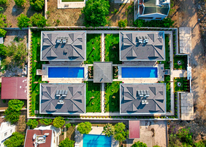 Вілла планування 4 + 1 в мікрорайоні Асланбуджак - Анталія