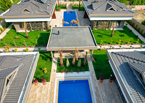 Вілла планування 4 + 1 в мікрорайоні Асланбуджак - Анталія