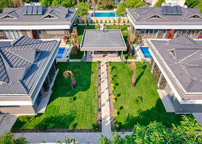 Вілла планування 4 + 1 в мікрорайоні Асланбуджак - Анталія