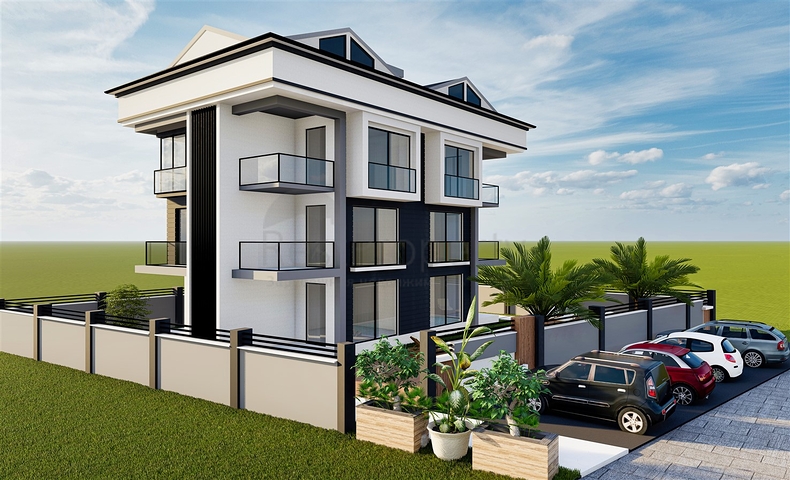 Квартири планування 1+1 і 3+1 дуплекс в районі Кемер-Анталія 