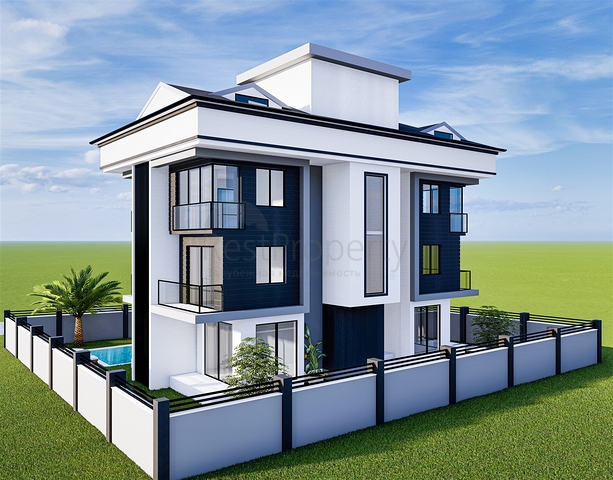 Квартири планування 1+1 і 3+1 дуплекс в районі Кемер-Анталія 