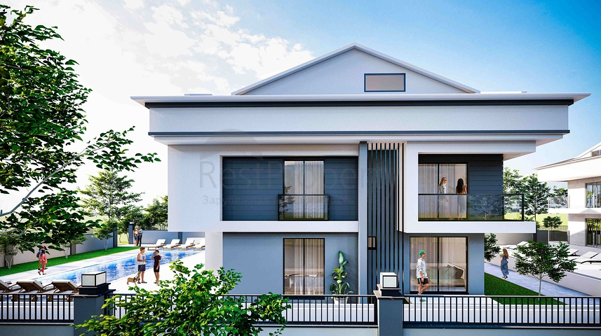 Квартира планування 3 + 1 дуплекс в районі Кемер-Анталія 