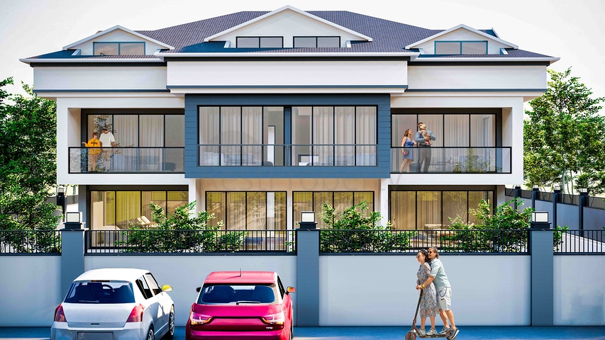 Квартира планування 3 + 1 дуплекс в районі Кемер-Анталія 