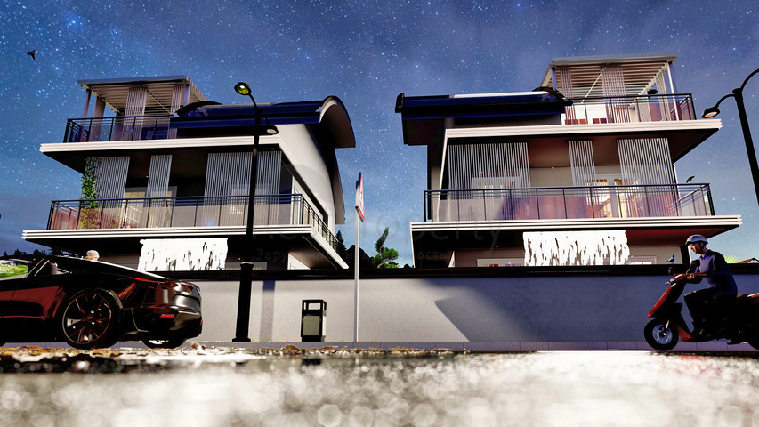 Вілла планування 5 + 1 в районі Белек - Анталія 