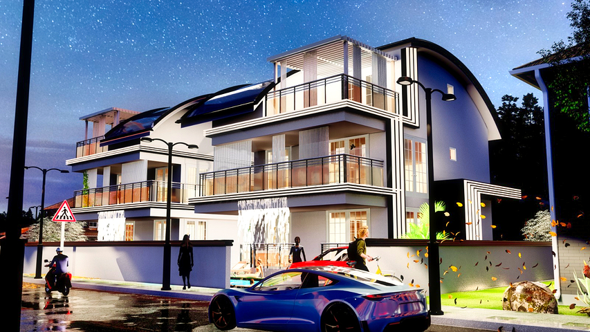 Вілла планування 5 + 1 в районі Белек - Анталія 