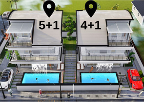 Вілла планування 5 + 1 в районі Белек - Анталія 