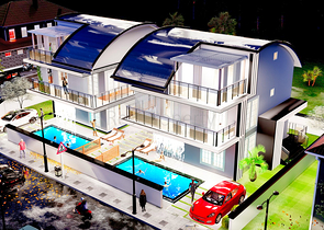 Вілла планування 5 + 1 в районі Белек - Анталія 