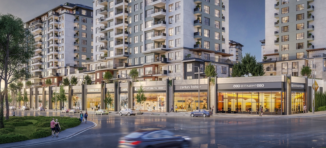 Проект в який входять приватні тераси з садом