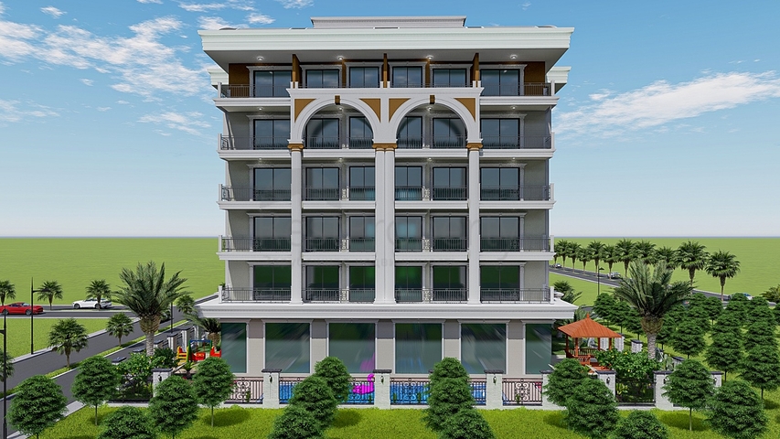 Квартира 1 + 1 в районі Махмутлар