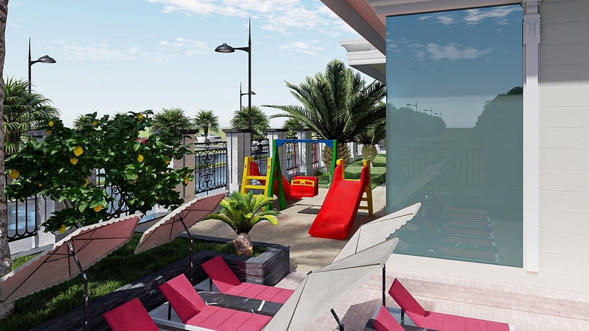 Квартира 1 + 1 в районі Махмутлар