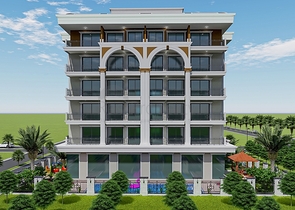 Квартира 1 + 1 в районі Махмутлар