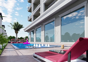 Квартира 1 + 1 в районі Махмутлар