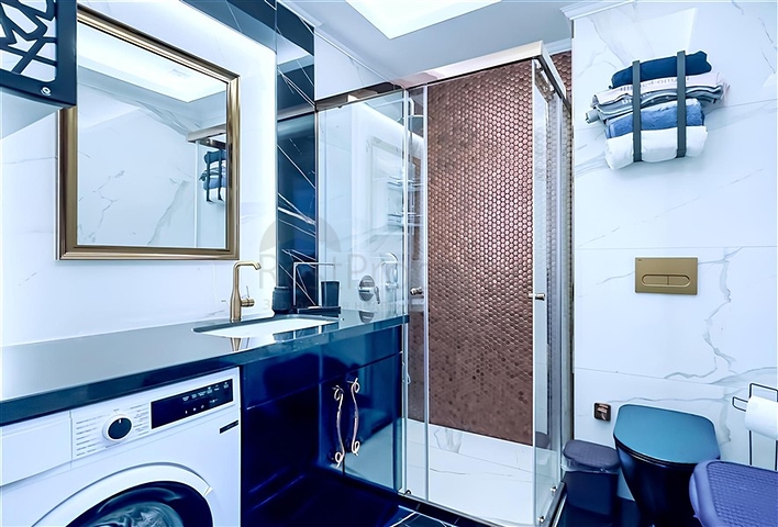 Мебльована квартира 1 + 1 в новому сучасному комплексі в центрі Аланії