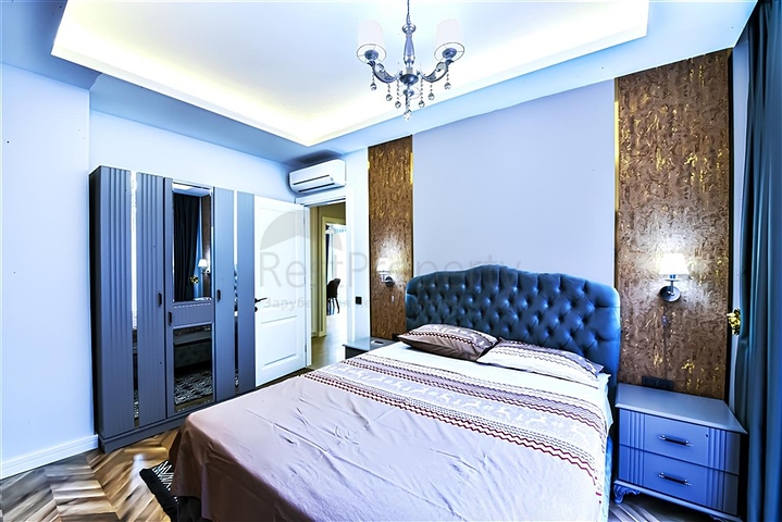 Мебльована квартира 1 + 1 в новому сучасному комплексі в центрі Аланії