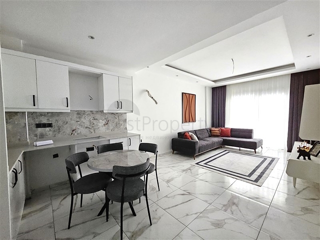 Квартира 1 + 1 в новому комплексі в районі пляжу Клеопатра