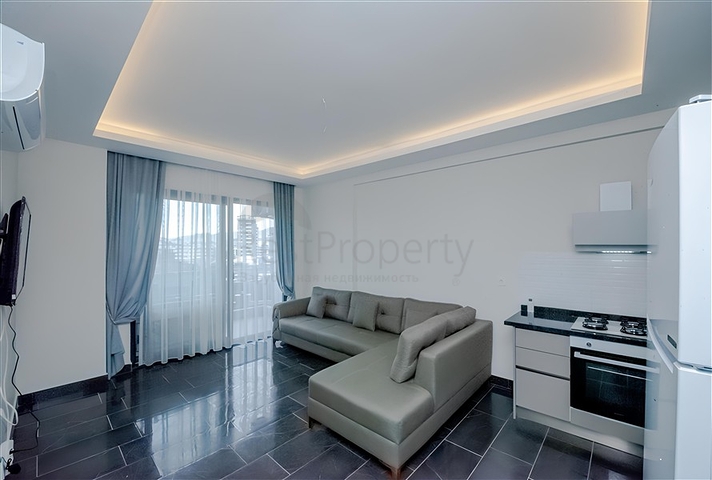 Квартира 1 + 1 в новому житловому комплексі району Махмутлар