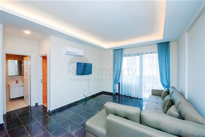 Квартира 1 + 1 в новому житловому комплексі району Махмутлар