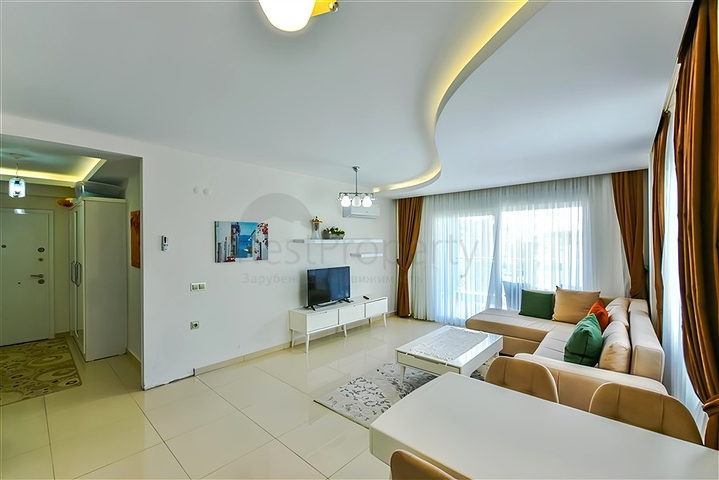 Двокімнатна квартира в Махмутларі в 350 м від моря