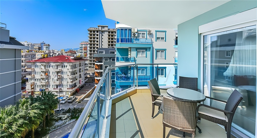 Двокімнатна квартира в Махмутларі в 350 м від моря