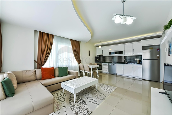 Двокімнатна квартира в Махмутларі в 350 м від моря