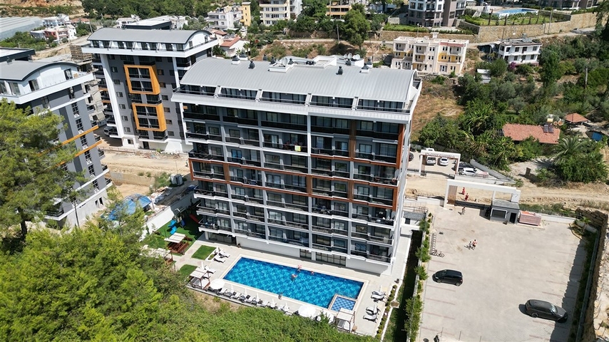 Мебльований пентхаус 2 + 1 в Авсалларі