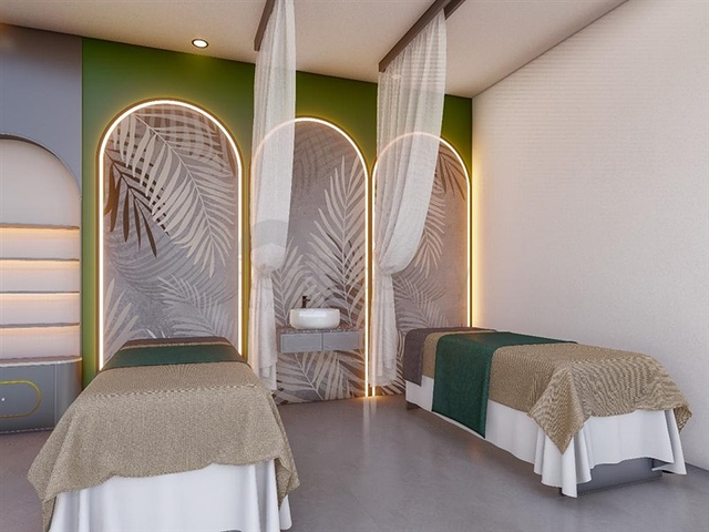 Квартира 1 + 1 в новому комплексі в Авсалларі