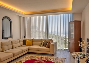 Продаж вілли 4 + 1 в Аланії біля моря / готовий будинок з меблями