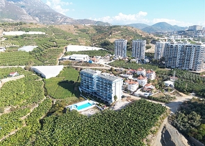 Пентхаус планування 2 + 1 в Махмутларі