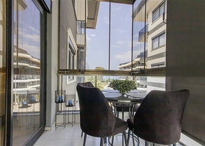 Затишна мебльована квартира 1 + 1 біля моря в розвиненому комплексі