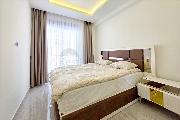 Стильна квартира 1 + 1 поруч з пляжем Клеопатра-комфорт в центрі Аланії