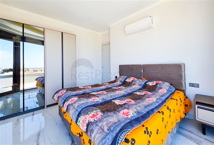 Елітний пентхаус 2 + 1 з морським видом-оренда для комфортного життя біля моря