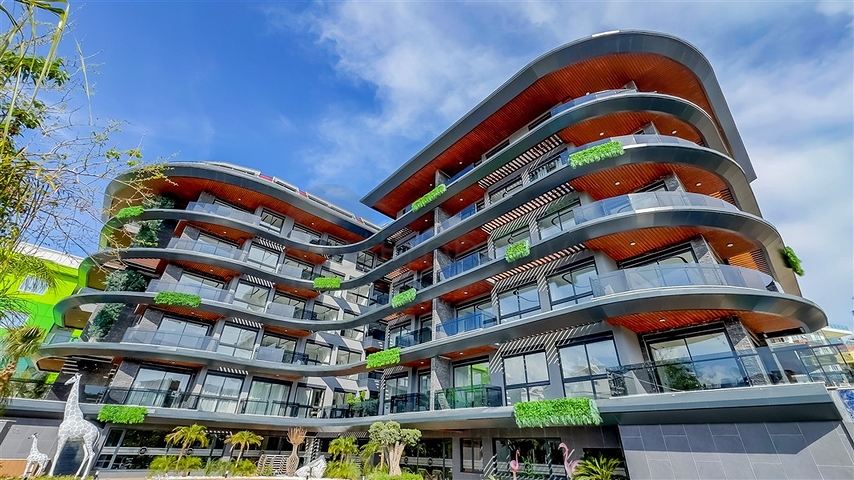 Елітний пентхаус 2 + 1 з морським видом-оренда для комфортного життя біля моря