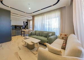 Елітний пентхаус 2 + 1 з морським видом-оренда для комфортного життя біля моря