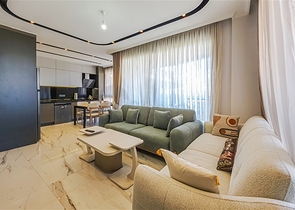 Елітний пентхаус 2 + 1 з морським видом-оренда для комфортного життя біля моря