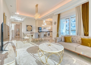 Сучасна квартира біля моря в розвиненому районі Аланії