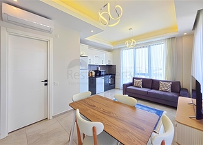 Сучасна квартира 1 + 1 в оренду в районі Оба-комфорт поруч з морем