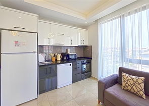 Сучасна квартира 1 + 1 в оренду в районі Оба-комфорт поруч з морем