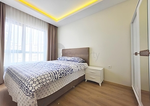 Сучасна квартира 1 + 1 в оренду-комфорт та інфраструктура в центрі Махмутлара