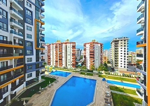 Сучасна квартира 1 + 1 в оренду-комфорт та інфраструктура в центрі Махмутлара