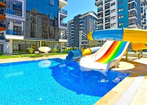 Сучасна квартира 1 + 1 в оренду-комфорт та інфраструктура в центрі Махмутлара