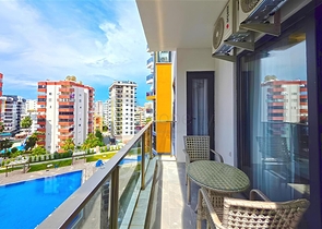 Сучасна квартира 1 + 1 в оренду-комфорт та інфраструктура в центрі Махмутлара