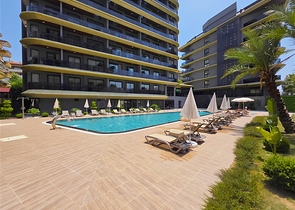 Сучасні апартаменти 1 + 1 біля пляжу Клеопатра