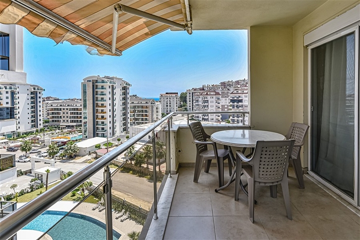  Затишна мебльована квартира з багатою інфраструктурою в мальовничому районі Авсаллар