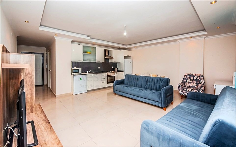  Затишна мебльована квартира з багатою інфраструктурою в мальовничому районі Авсаллар