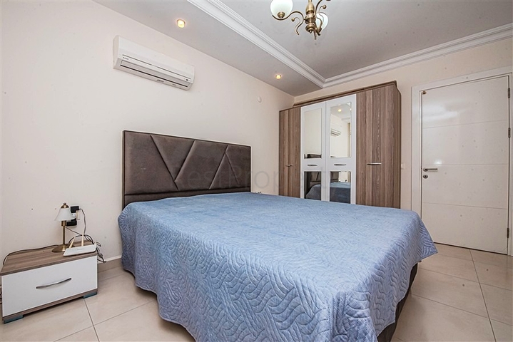  Затишна мебльована квартира з багатою інфраструктурою в мальовничому районі Авсаллар