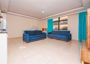  Затишна мебльована квартира з багатою інфраструктурою в мальовничому районі Авсаллар