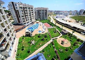  Затишна мебльована квартира з багатою інфраструктурою в мальовничому районі Авсаллар