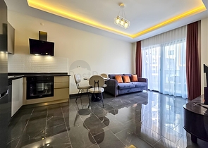 Оренда затишної квартири 1 + 1 з багатою інфраструктурою в самому серці Махмутлара